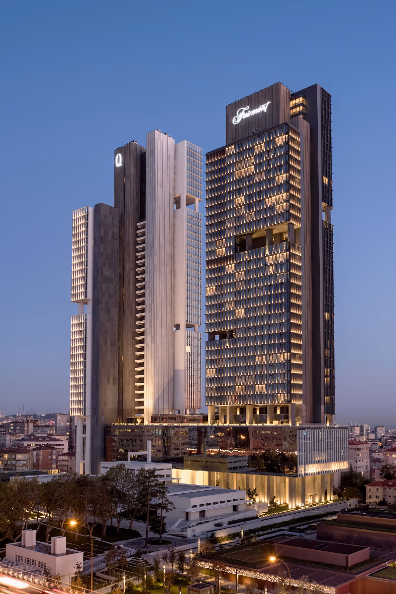 Istanbul Atatürk Airport → Fairmont Quasar Istanbul - Istanbul Airport VIP Transfer and City Transfer | Elemen Transfer