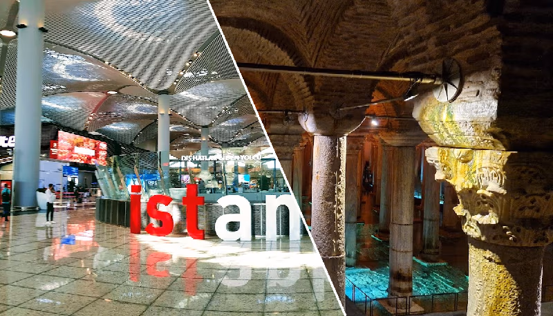 Istanbul Airport → Basilica Cistern - Istanbul Airport VIP Transfer and City Transfer | Elemen Transfer