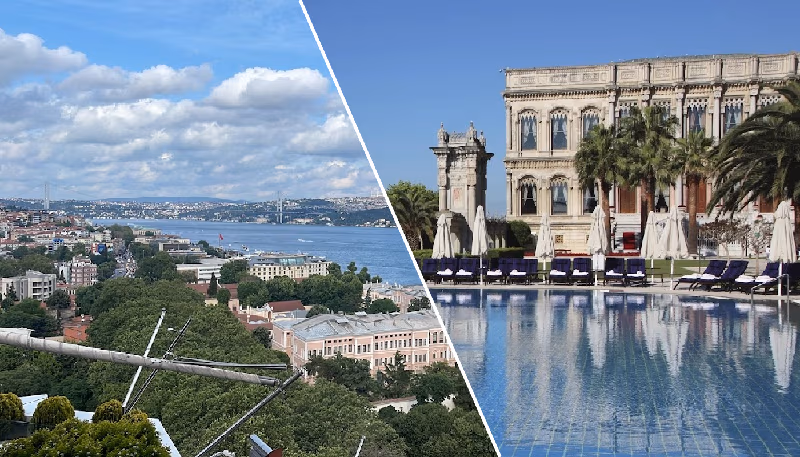 Swissôtel The Bosphorus → Çırağan Sarayı Kempinski - İstanbul Havalimanı VIP Transfer ve Şehir İçi Transfer | Elemen Transfer