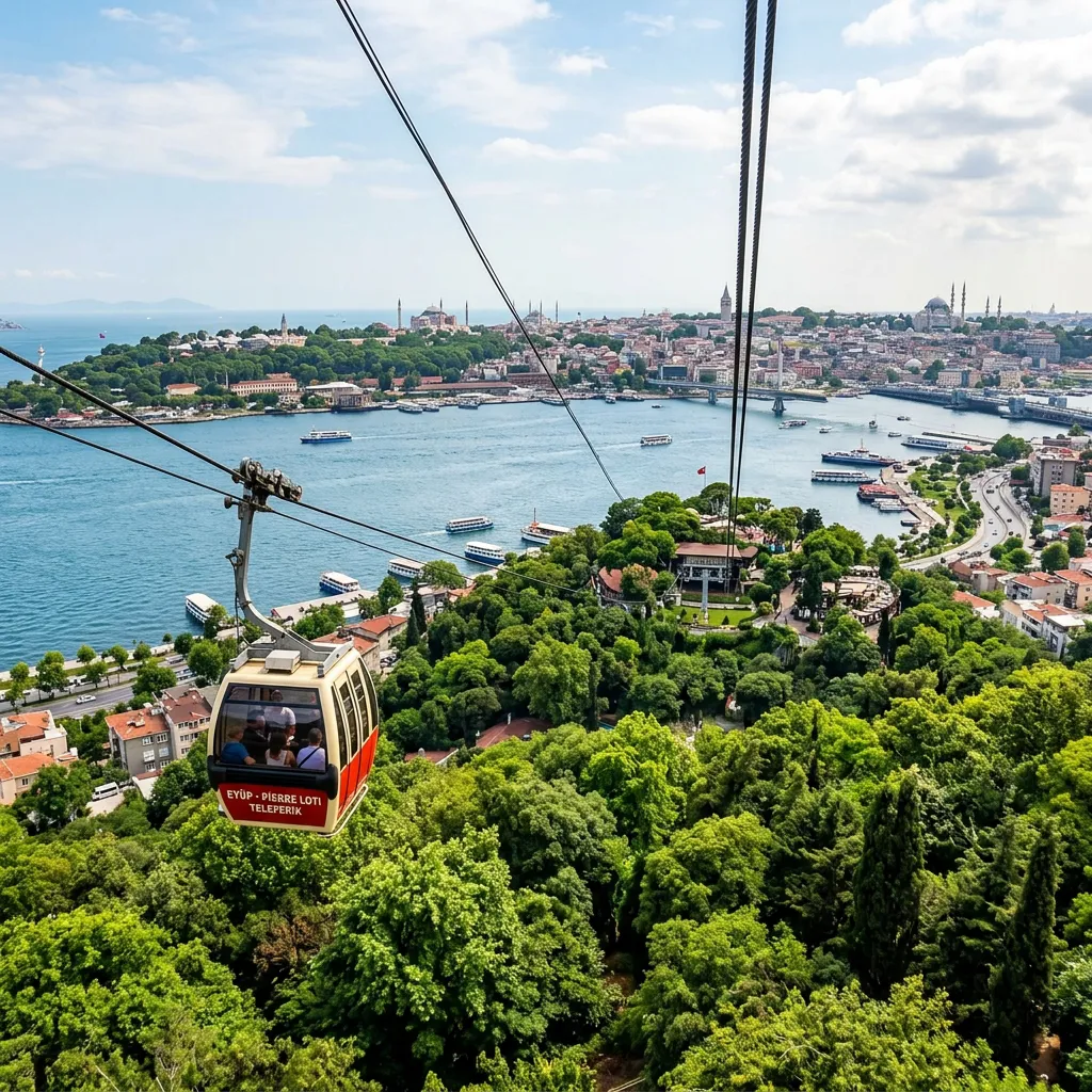 Pierre Loti Hill and Golden Horn Line